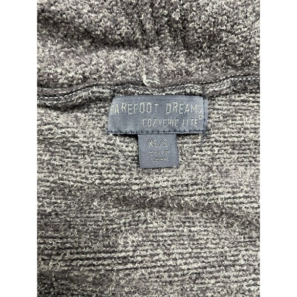 Barefoot Dreams Cardigan Sweater Women XS/S Gray Cozychic Lite Knit Circle Cardi - Picture 2 of 6